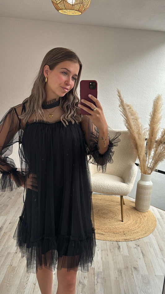 Tule dress zwart