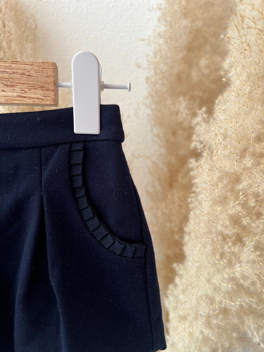 Donkerblauwe short