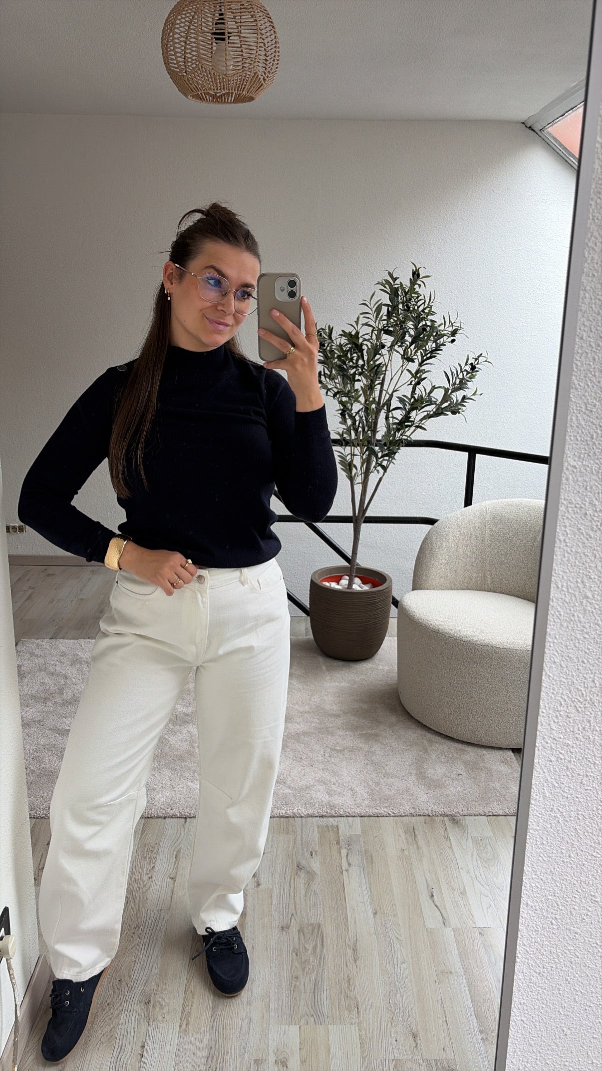 BALLOON JEANS WIT