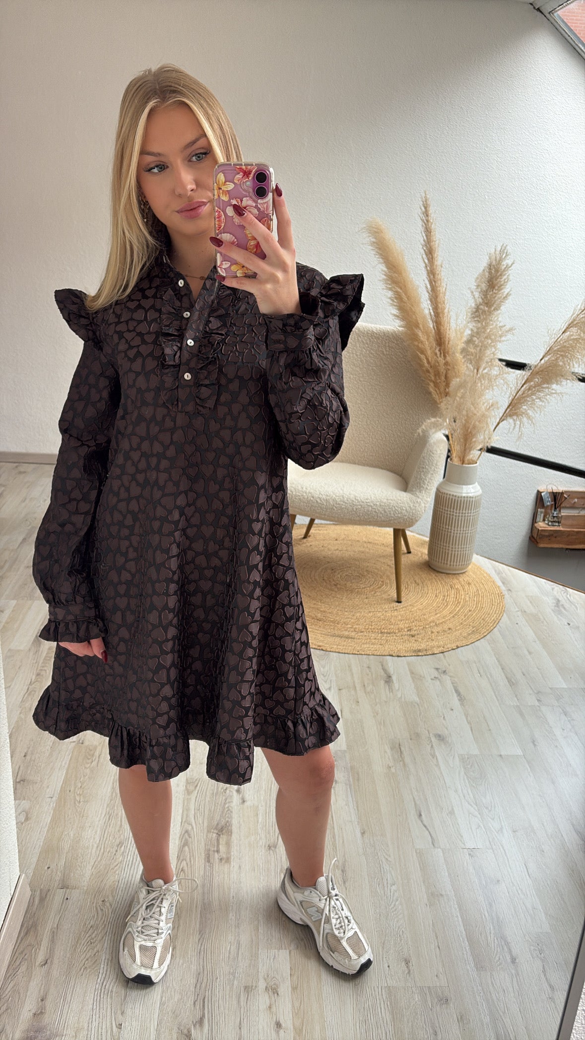 Chocoladebruine jurk