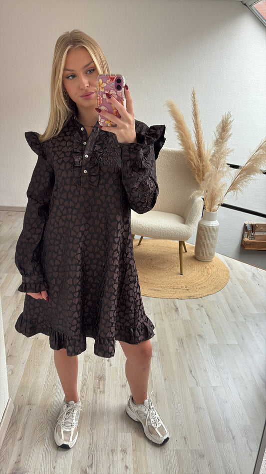 Chocoladebruine jurk