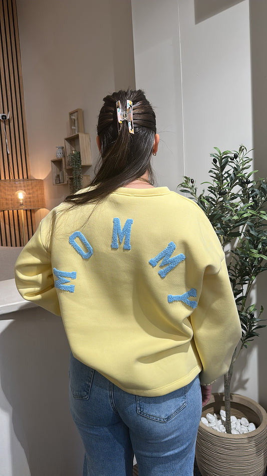 MOMMY TRUI GEEL-BLAUW