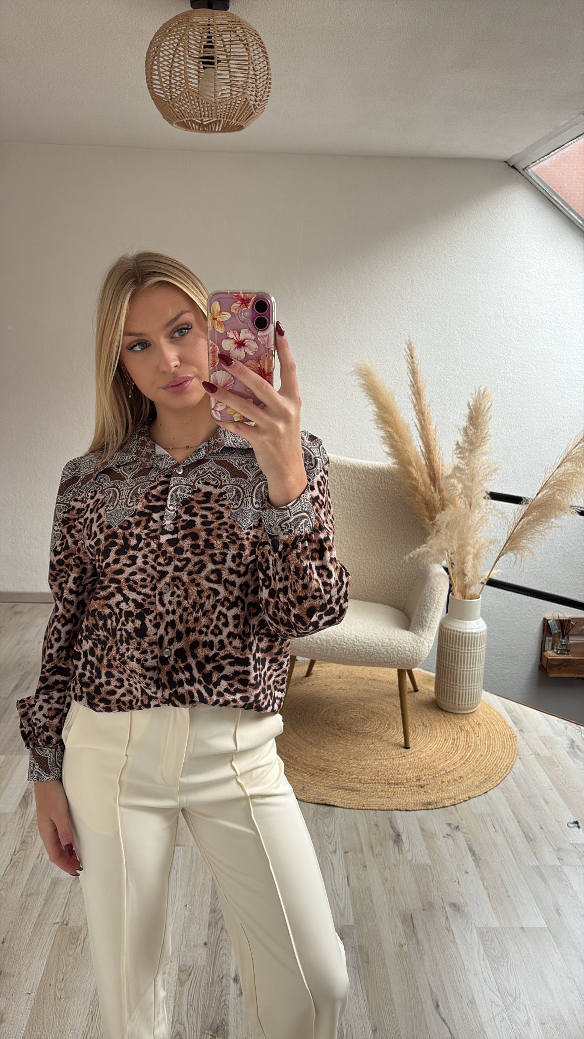 Blouse met print