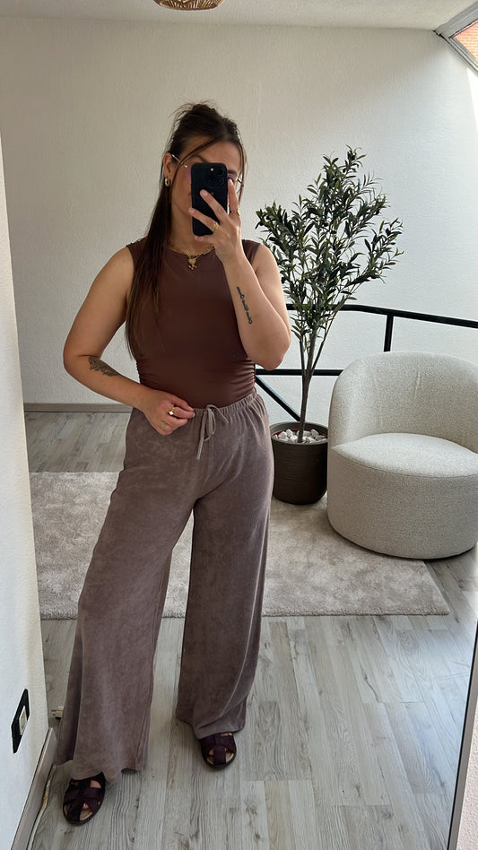 BADSTOF BROEK BRUIN