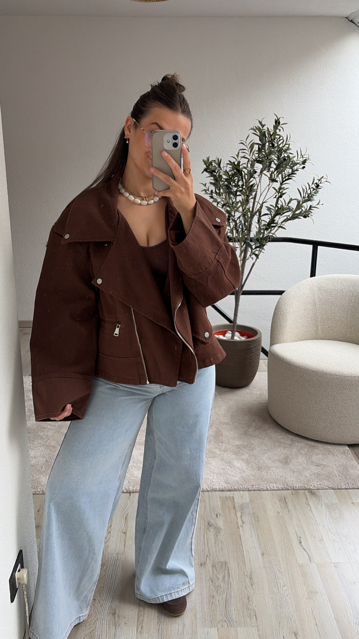 JEANS JACKET CHOCO