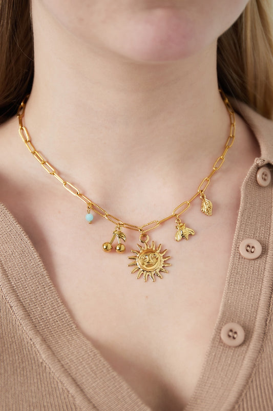 Ketting “Golden sun”