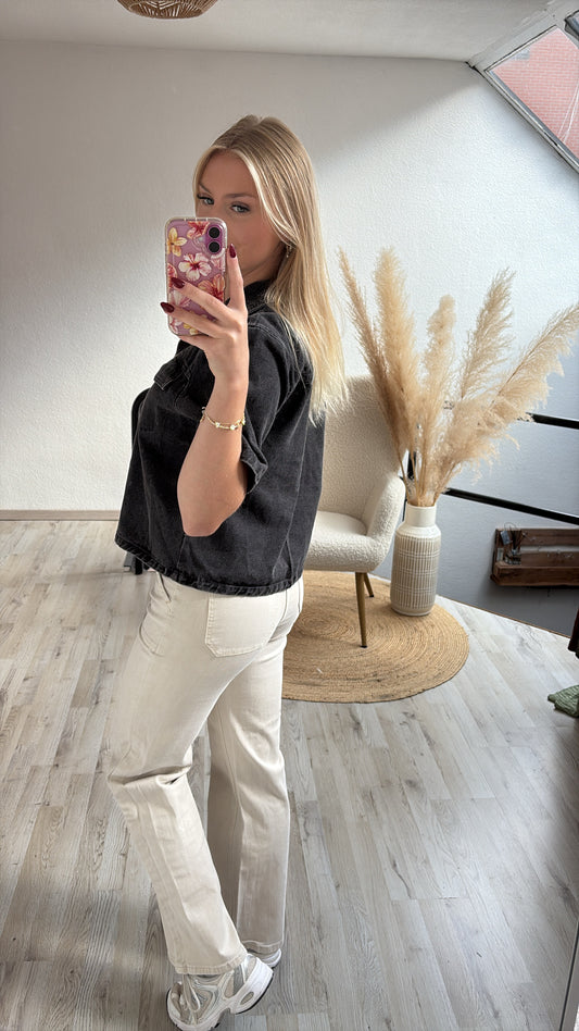 Beige jeans