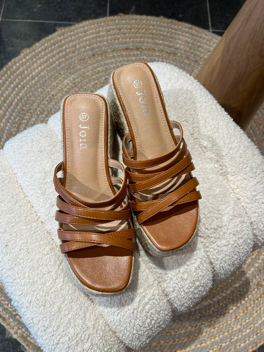 Sandalen camel