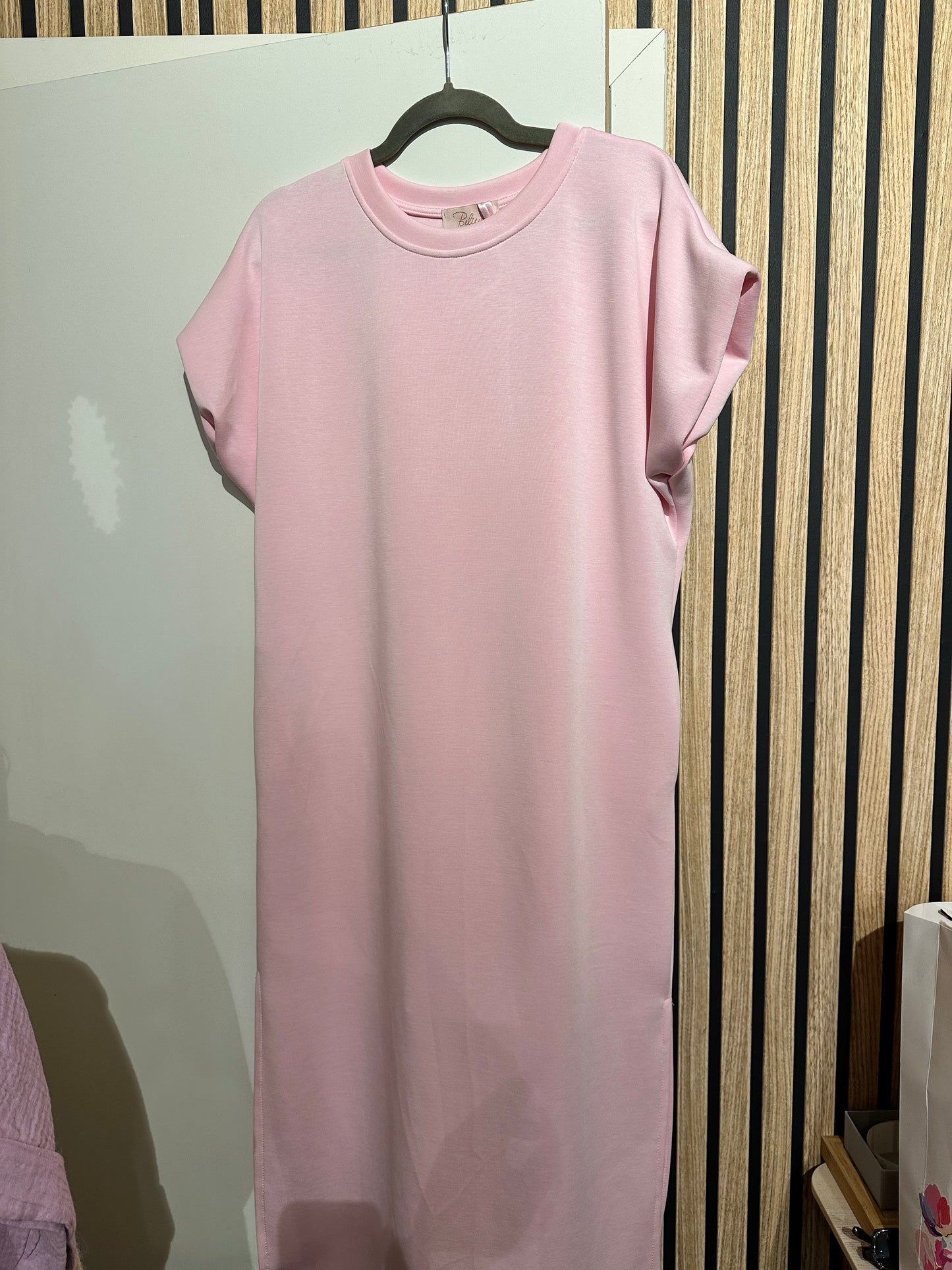 T-SHIRT JURK LICHTROZE