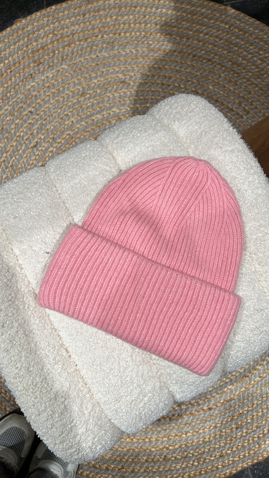 Beanie roze