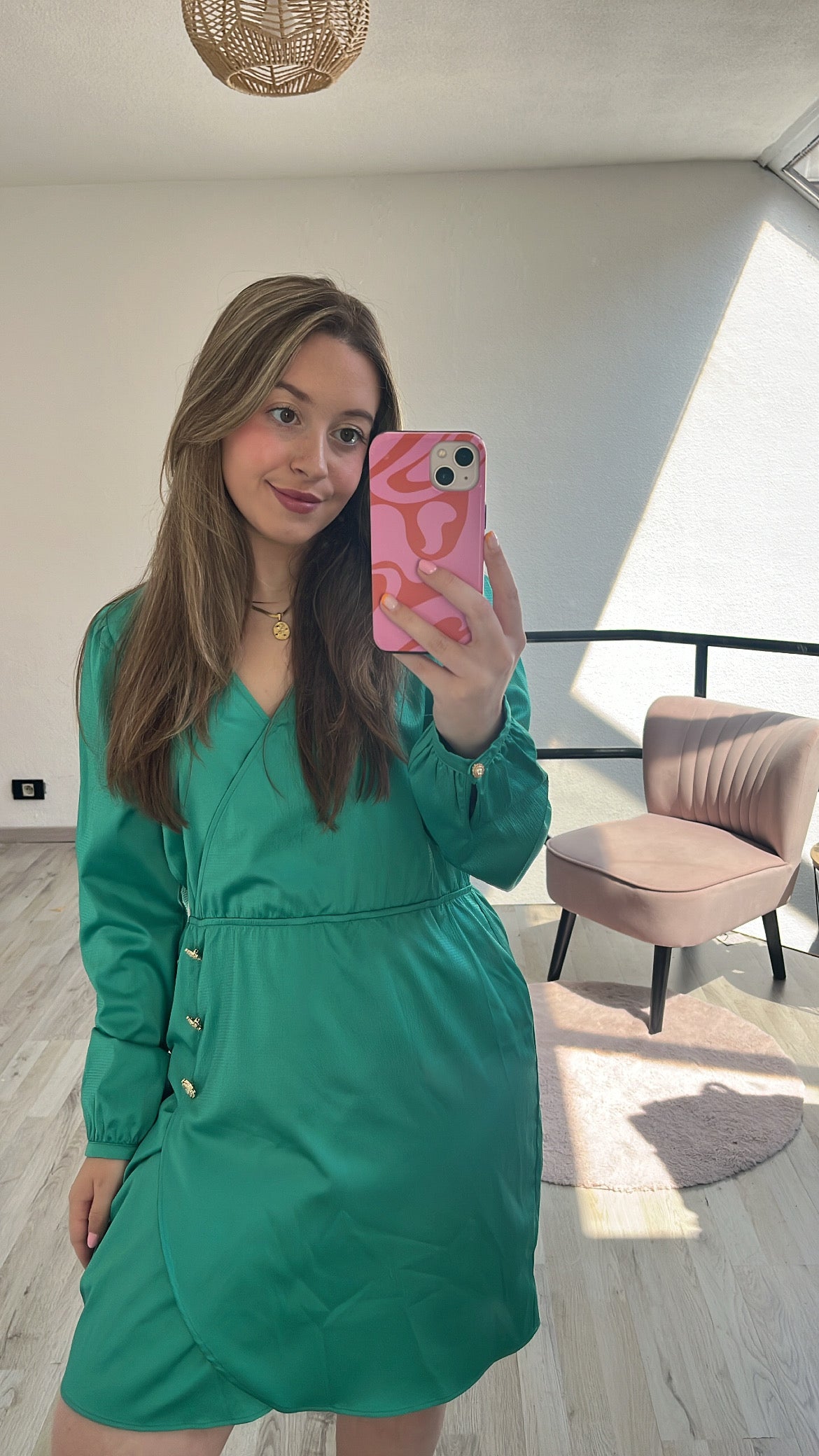 Groene jurk